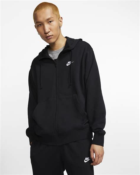 nike club hoodie zwart|nike sportswear club hoodie.